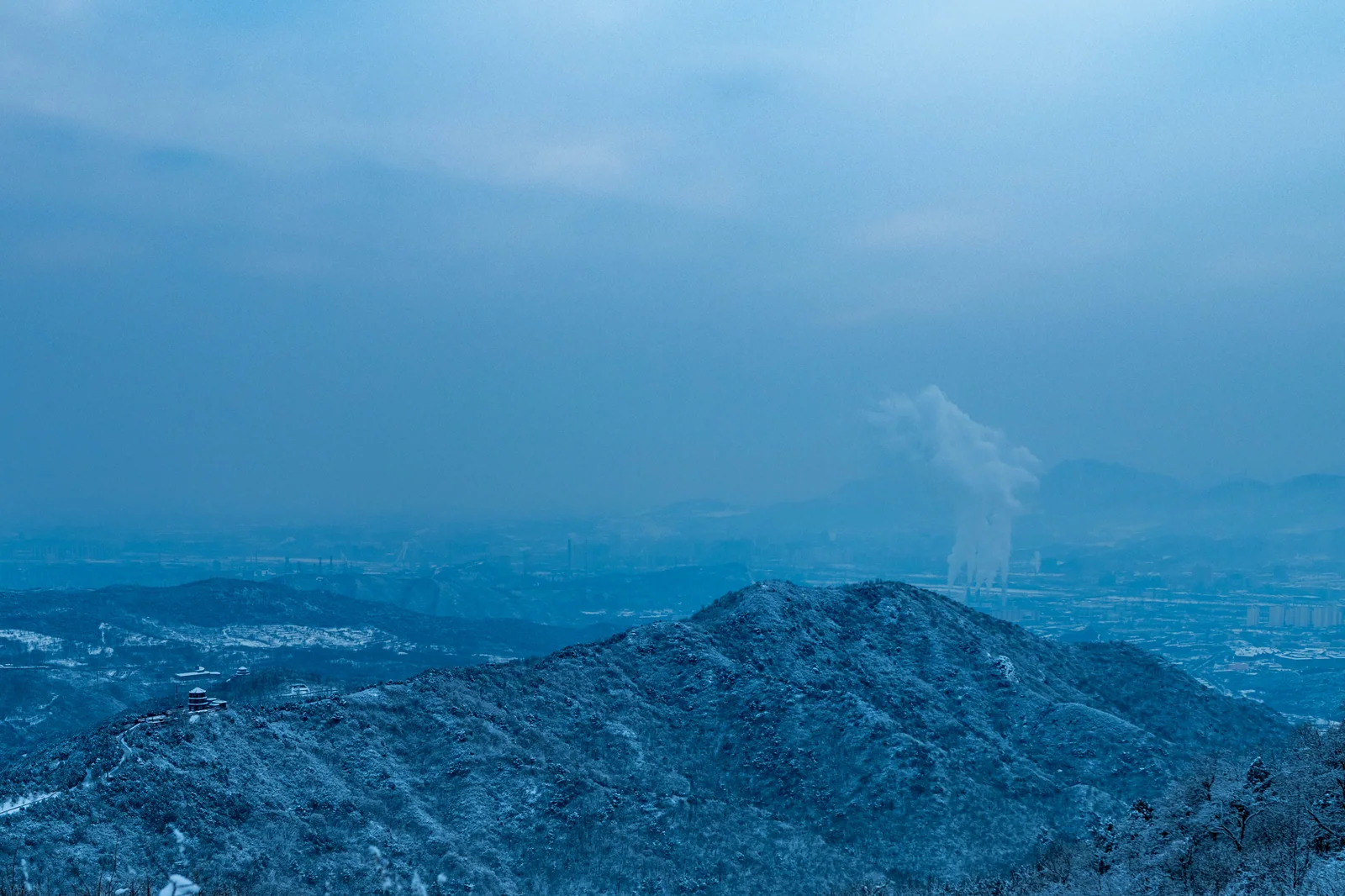 香山雪景中的第 8 幅摄影作品（DSC_9984）