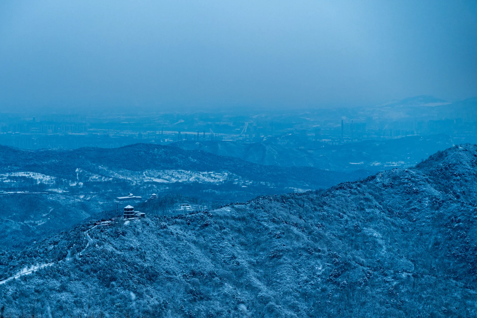 香山雪景中的第 9 幅摄影作品（DSC_9986）